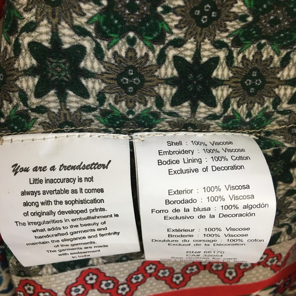 Anthropologie x Bhanuni by Jyoti Ronika Patterned Maxi Dress Multicolor Size M - Picture 15 of 16